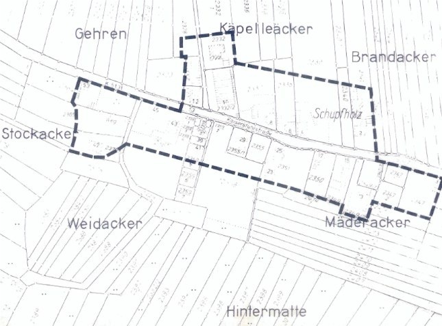 Schupfholz Bebauungsplan