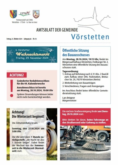 Amtsblatt KW 43