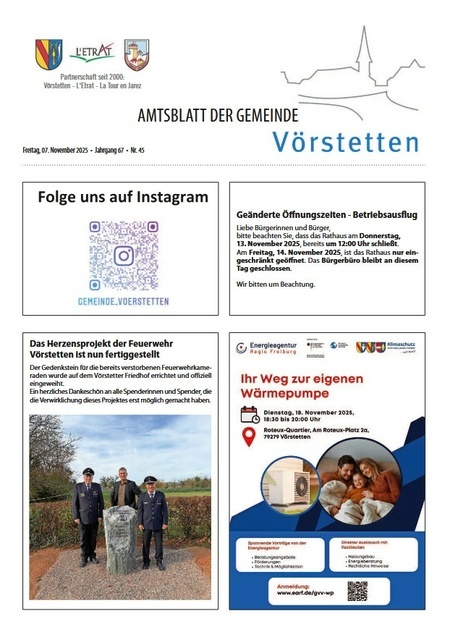 Amtsblatt KW 45/2025