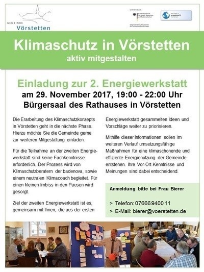 Einladung 2. Energiewerkstatt