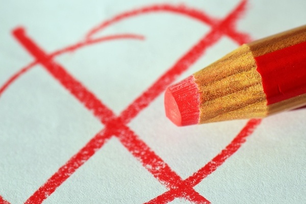 rot, Stift
