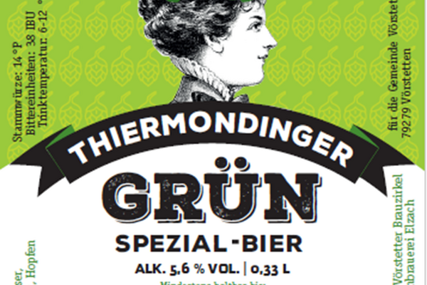 Thiermondinger Gr&uuml;n Spezial-Bier