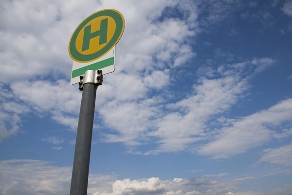 Haltestelle, Bushaltestelle, Schild