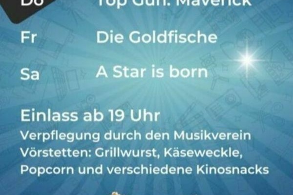 Sommer OPEN AIR Kino in V&ouml;rstetten 