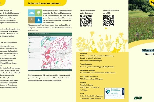 Offenland-Biotopkartierung Flyer
